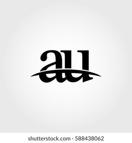 Lowercase au black logo