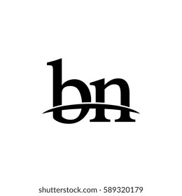 Lowercase bn black logo
