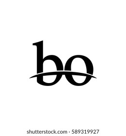 Lowercase bo black logo