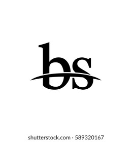 Lowercase bs black logo