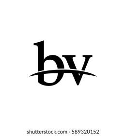 Lowercase bv black logo