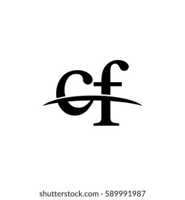 Lowercase cf black logo