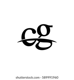 Lowercase cg black logo