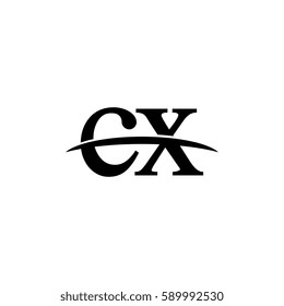 Lowercase cx black logo