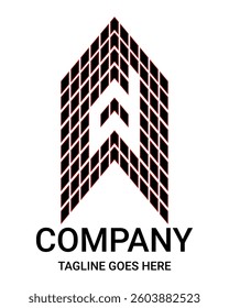 Lowercase 'd' Architectural Logo. Lowercase monogram. Perfect for t-shirts, sports cars, property, architecture, construction and building.