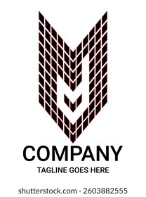 Lowercase "d" Architectural Logo. Lowercase monogram. Perfect for t-shirts, sports cars, property, architecture, construction and building.