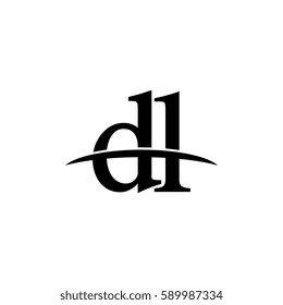 Lowercase dl black logo