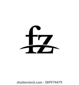 Lowercase fz black logo