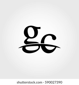 Lowercase gc black logo
