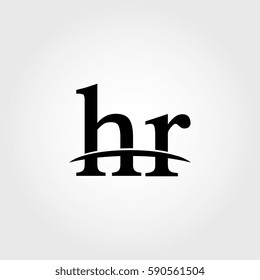 Lowercase hr black logo