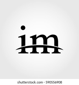 Lowercase im black logo