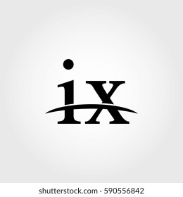 Lowercase ix black logo