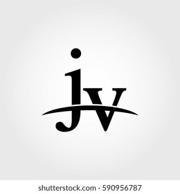 Lowercase jv black logo