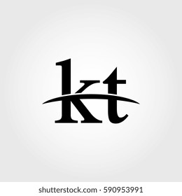 Lowercase kt black logo