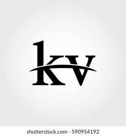 Lowercase kv black logo