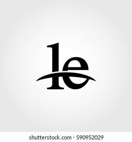 Lowercase le black logo