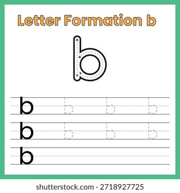 Letra B minúscula – Hoja de trabajo de formación interna