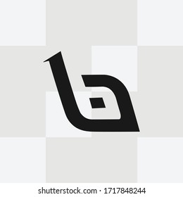 Lowercase Letter B Logo Template Vector. B monogram logo vector. B symbol vector.