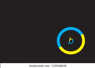 Lowercase letter b vector image