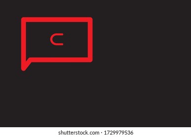 Lowercase letter c vector image