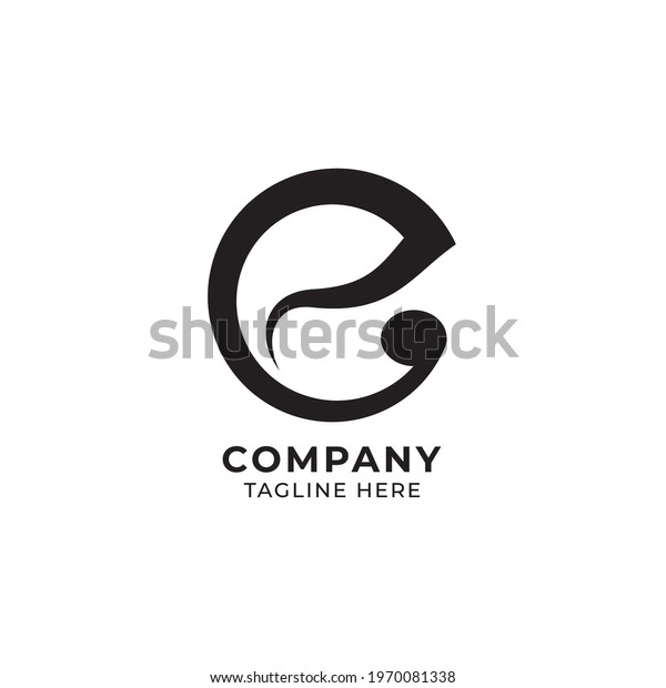 Lowercase Letter E Alphabet Music Logo Stock Vector (Royalty Free ...