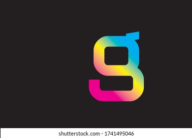 Lowercase letter g vector image