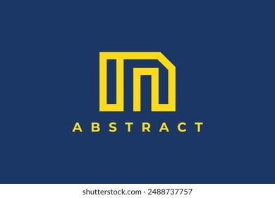 Lowercase Letter M Monogram Logo, Simple Flat Design Template for Technology, Branding, Business, Corporate, Company Identity Related with Initial M
