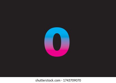 Lowercase letter o vector image