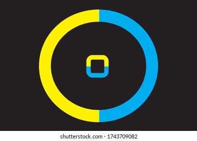Lowercase letter o vector image