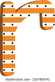  lowercase letter r symbol design