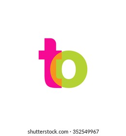 lowercase to logo, pink green overlap transparent logo, modern lifestyle logo