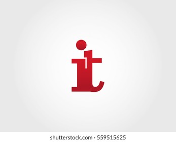 it lowercase logotype
