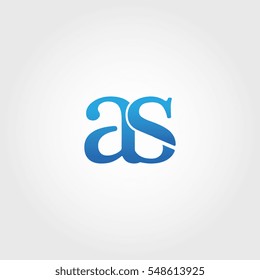 Lowercase as Logotype. Blue Letter Logo. Letter Abbreviations. Vector Template Element.
