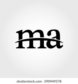 Lowercase ma black logo