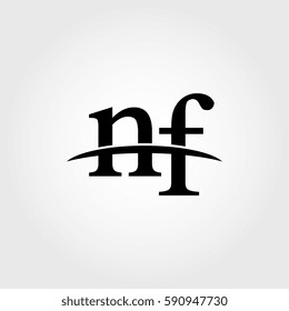 Lowercase nf black logo