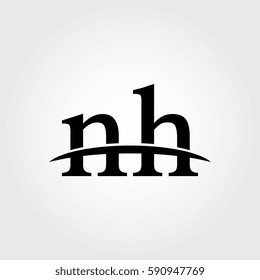 Lowercase nh black logo