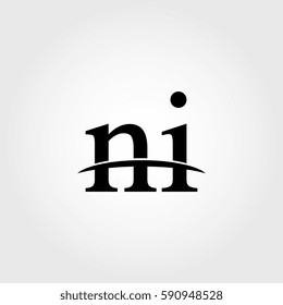 Lowercase ni black logo