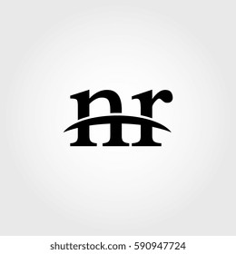 Lowercase nr black logo