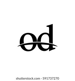Lowercase od black logo