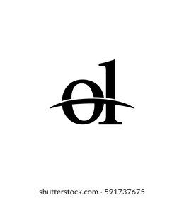 Lowercase ol black logo