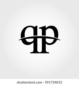 Lowercase qp black logo