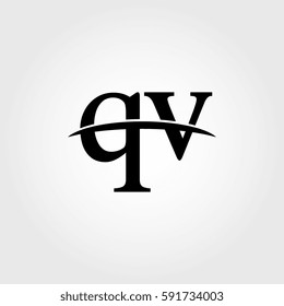 Lowercase qv black logo