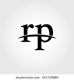 Lowercase rp black logo