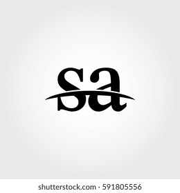 Lowercase sa black logo