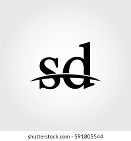 Lowercase sd black logo