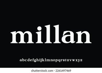 Lowercase serif font vector design suitable for logotype, poster and many more