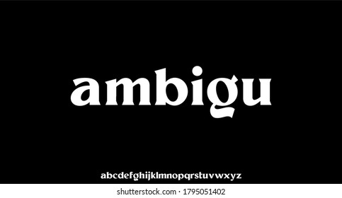 lowercase serif font vector display typeface	