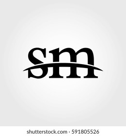 Lowercase sm black logo