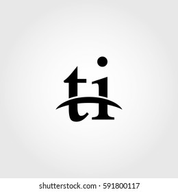 Lowercase ti black logo