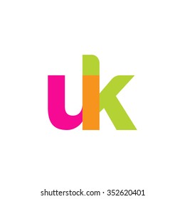 lowercase uk logo, pink green overlap transparent logo, modern lifestyle logo